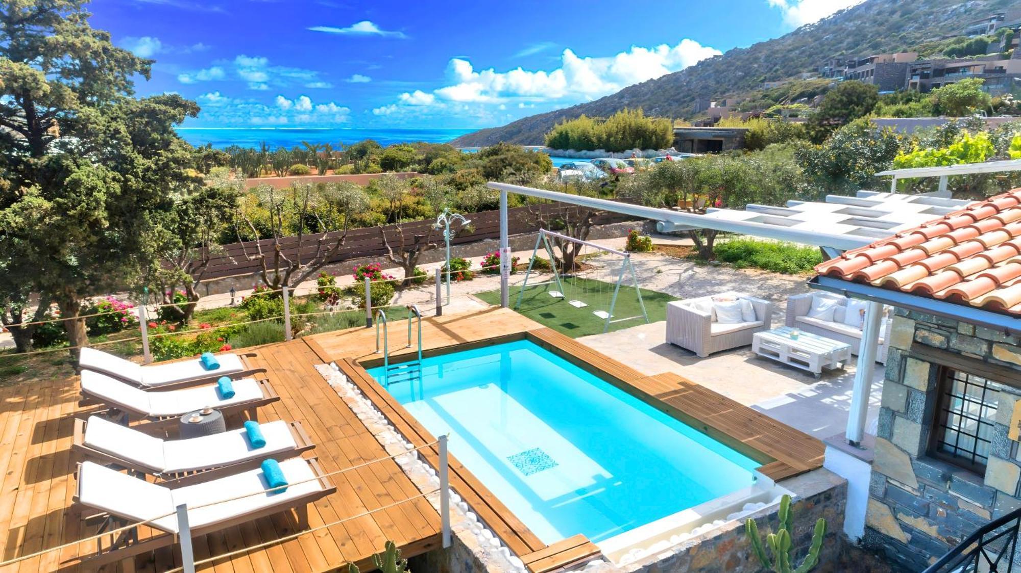 Cretan Lodge Heated Pool Agios Nikolaos  Exterior photo
